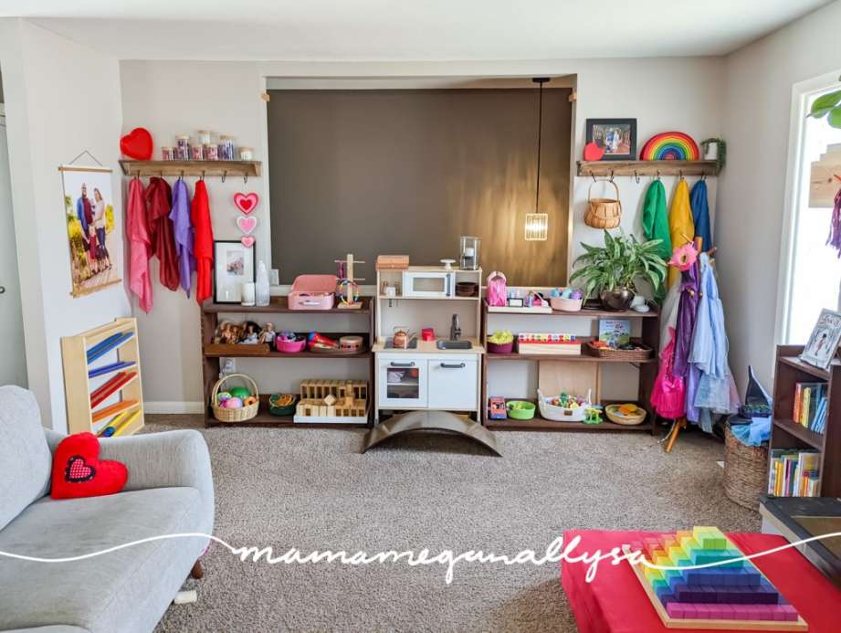 How to Set Up a Living Room Playroom for Two -