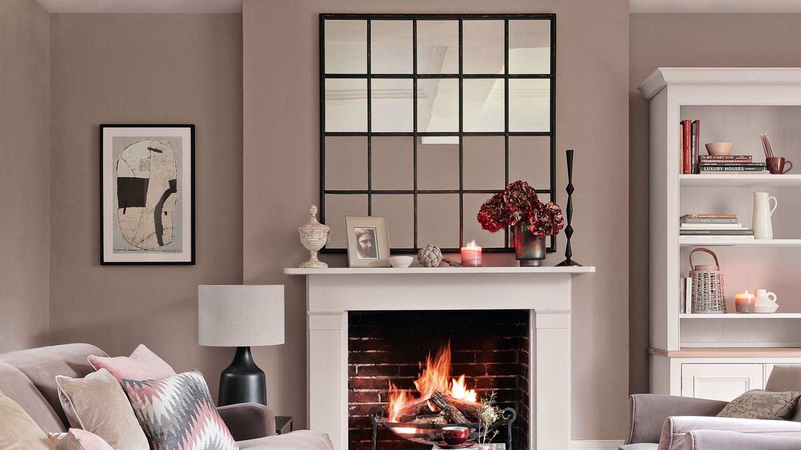 ideas for above fireplace decor - how to style up that free