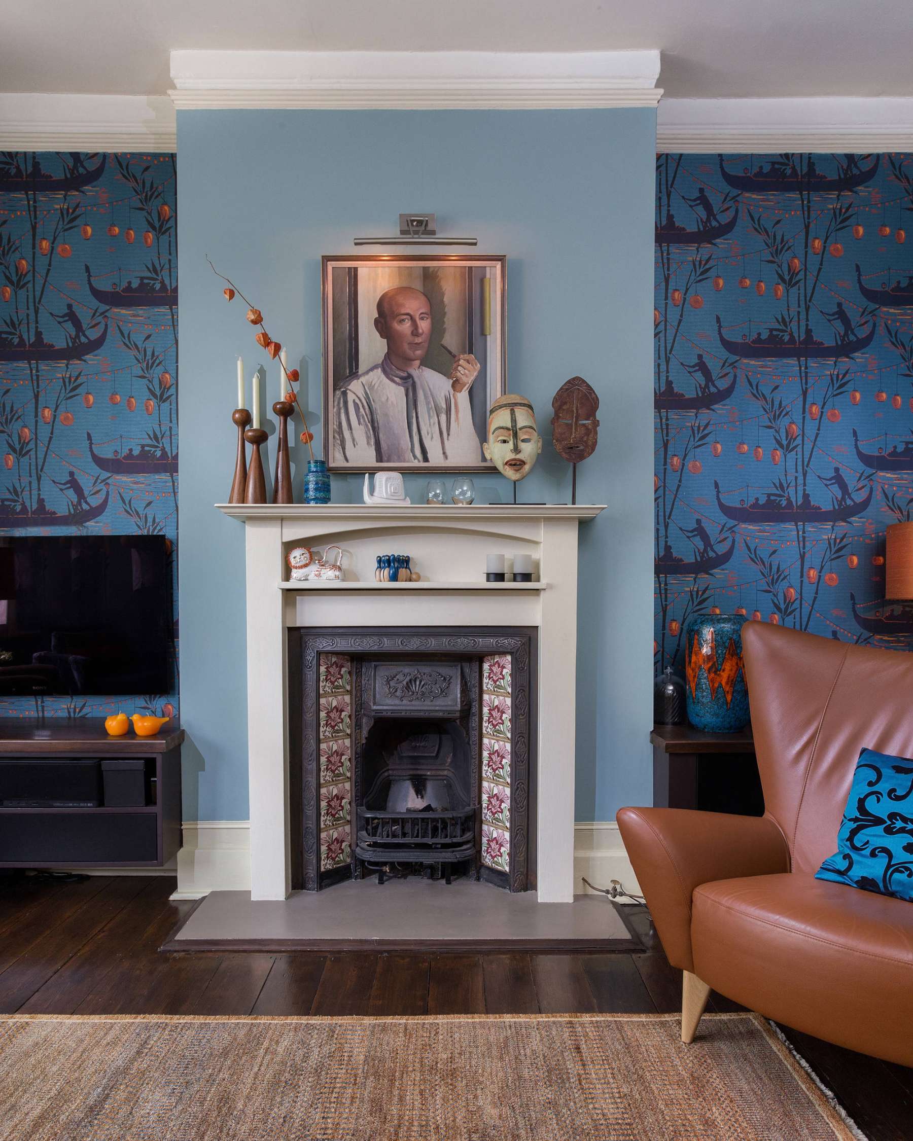 Ideas for Decorating Your Fireplace Wall  Houzz UK
