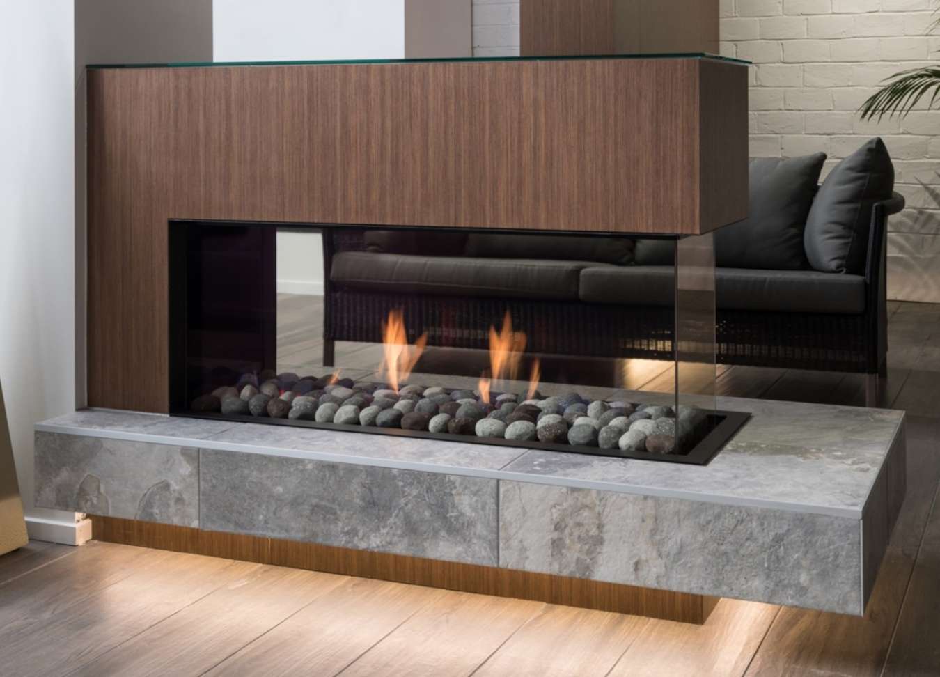 Mode Peninsula Gas Fireplace  Product Library  est living