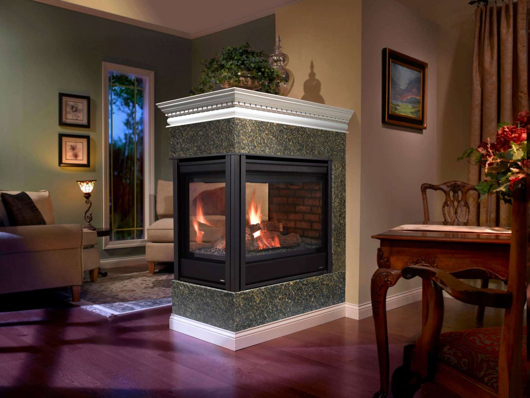 Traditional Fireplace Mantel  Heatilator  Peninsula - Custom