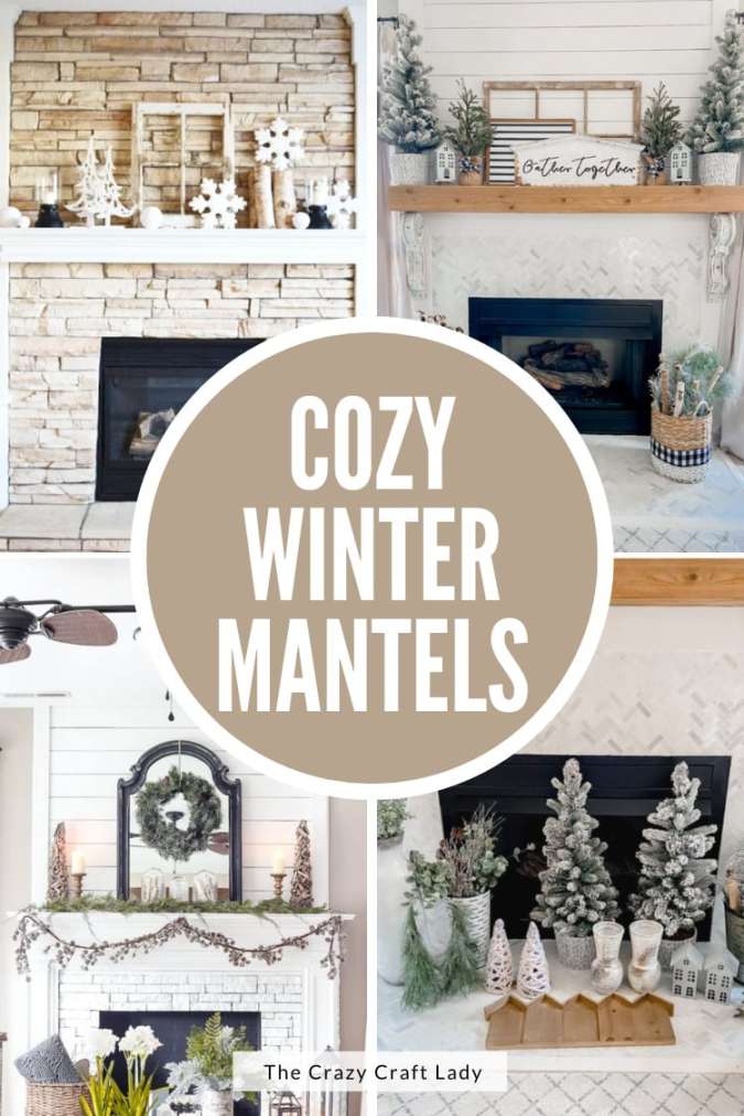 Winter Mantel Ideas to Decorate your Home after Christmas - The
