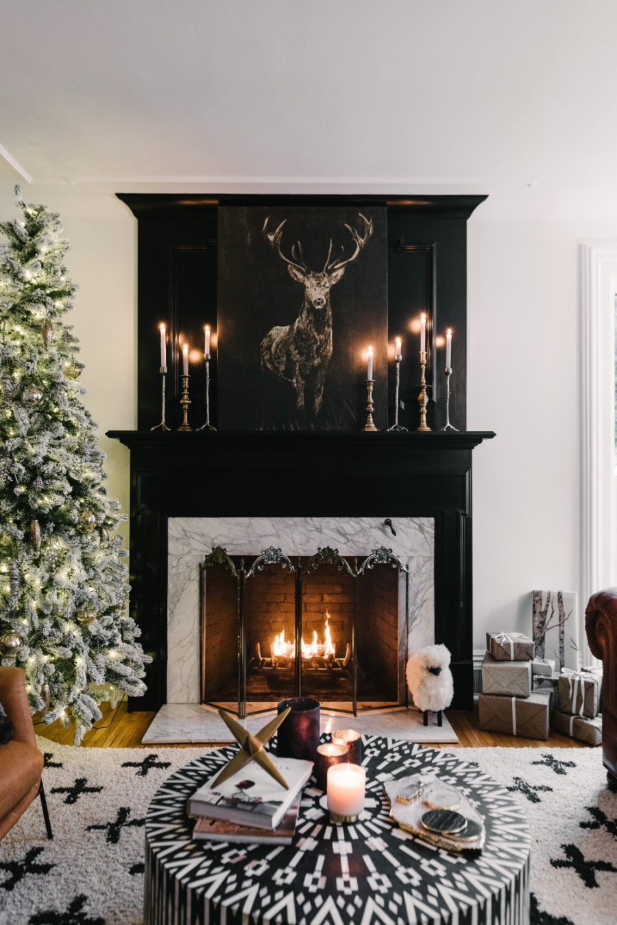 A masculine spin on our usual Christmas decor! - Kindred Vintage