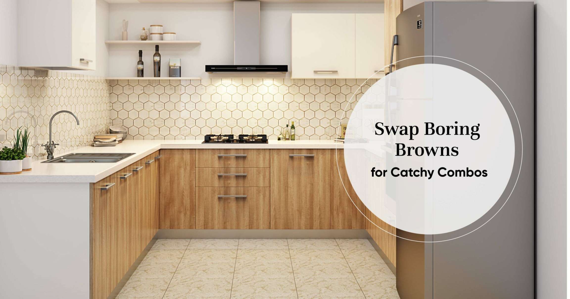 Accent Colors for Brown Kitchens That Will Brighten Them Up