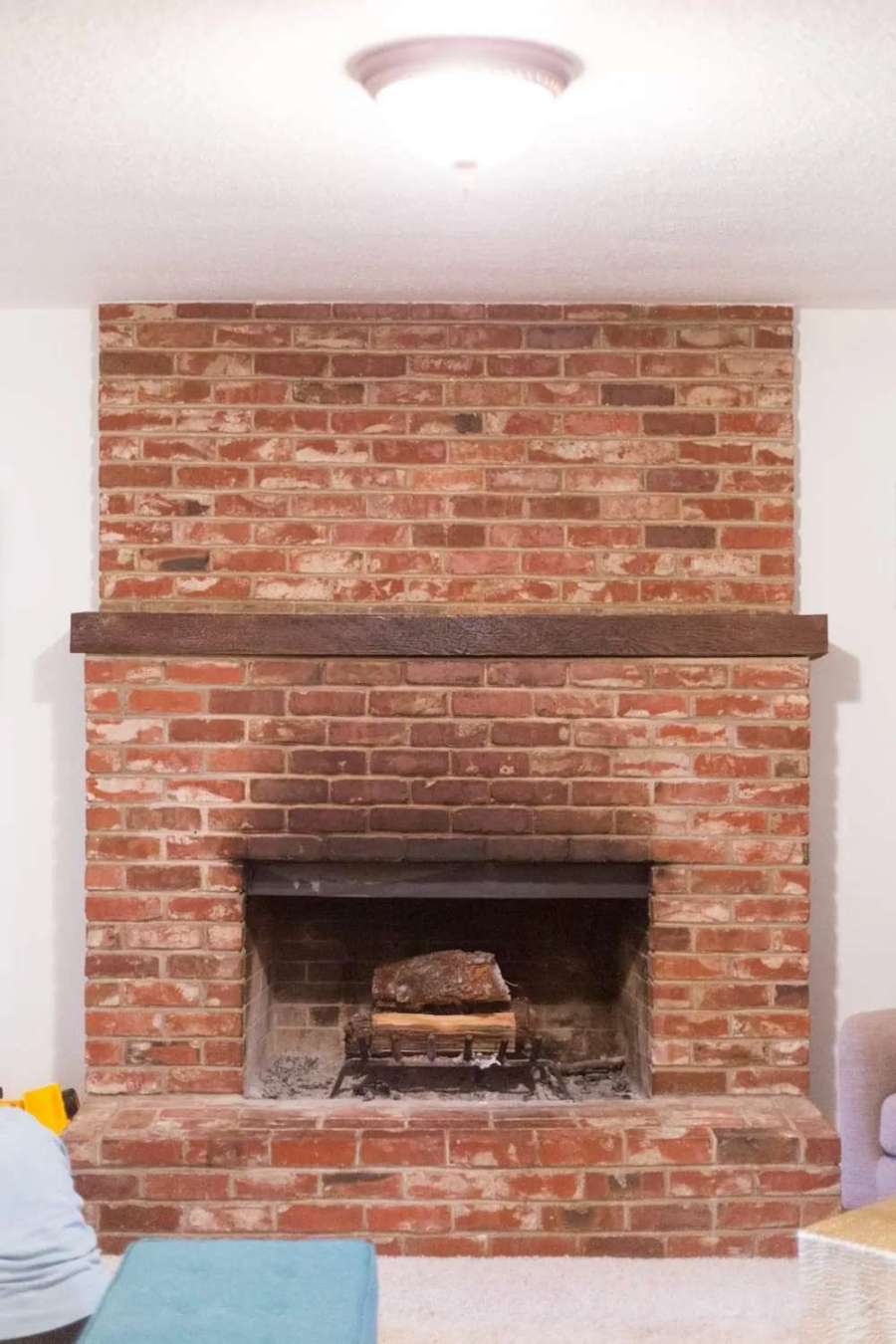Before-and-After Painted Brick Fireplace Makeovers