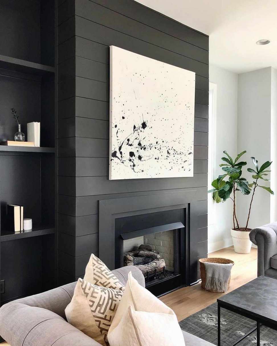Black Fireplace Ideas for a Striking Focal Point