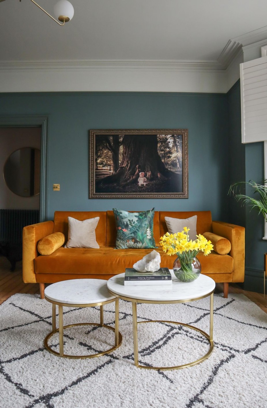 Blue and orange styling ideas:  ways to use this colour combo in
