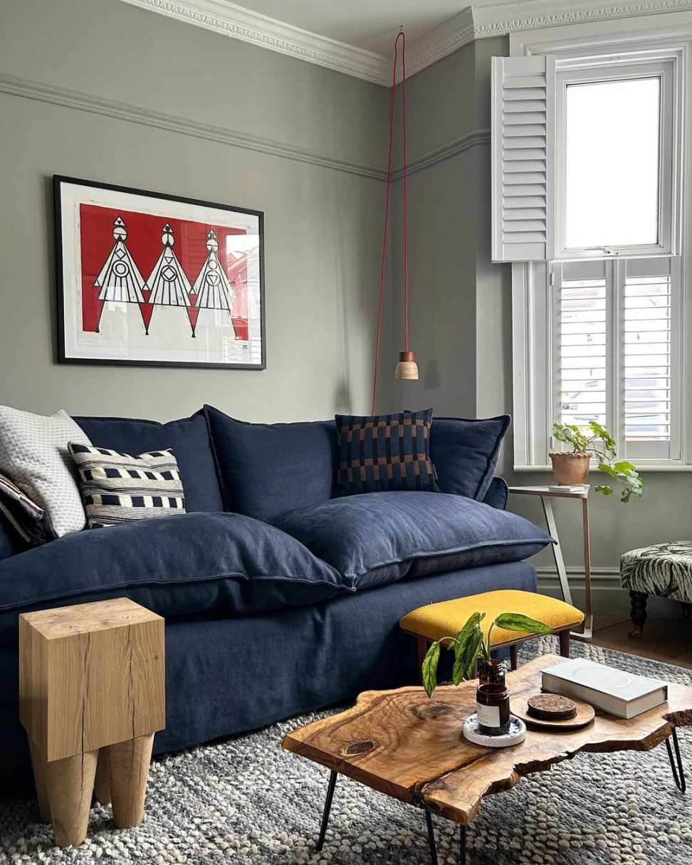 Blue Couch Living Room Ideas We Love