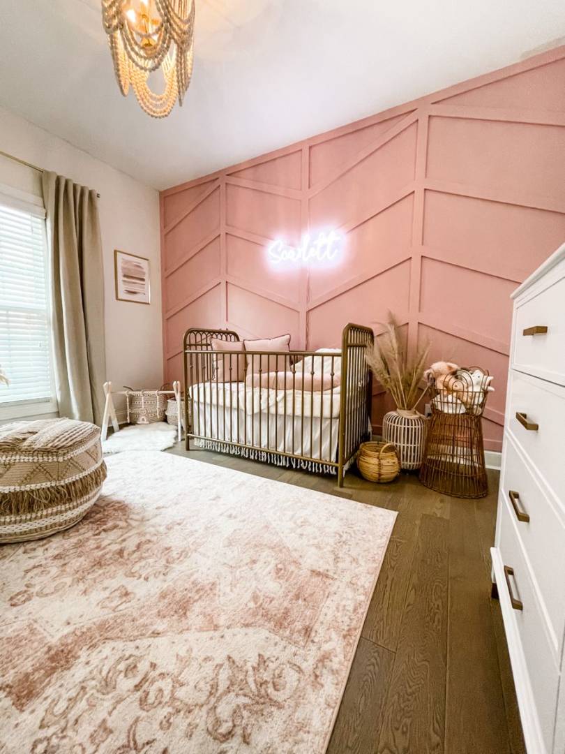 Boho Nursery  Girl nursery room, Baby girl room decor, Baby room