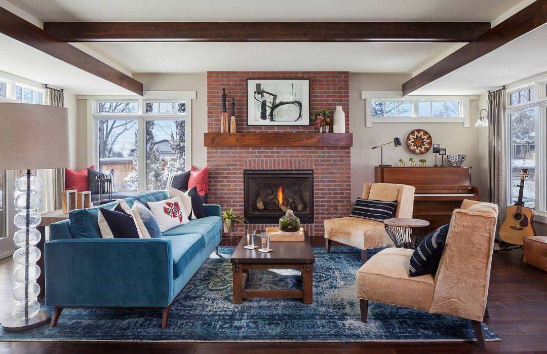 + Brick Fireplace Ideas: Captivating Showstoppers with Timeless