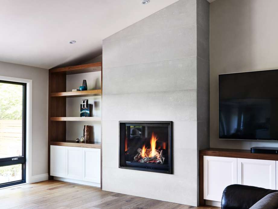 Concrete Fireplace Wall Panels