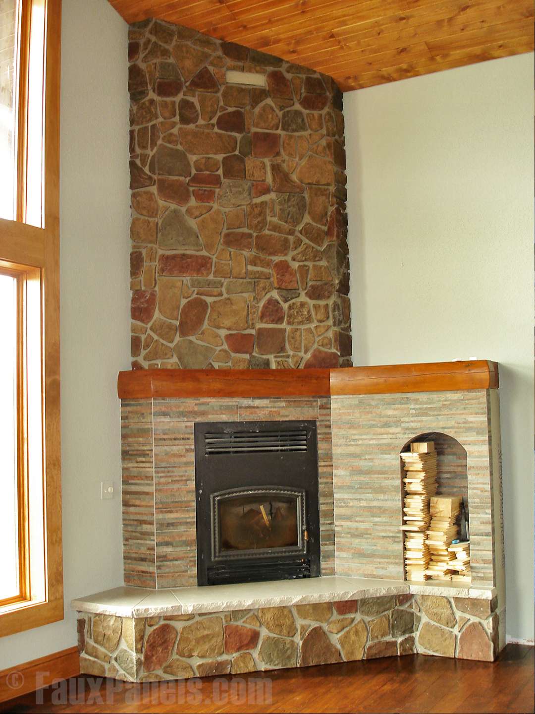 Cozy Corner Fireplace Ideas - Barron Designs