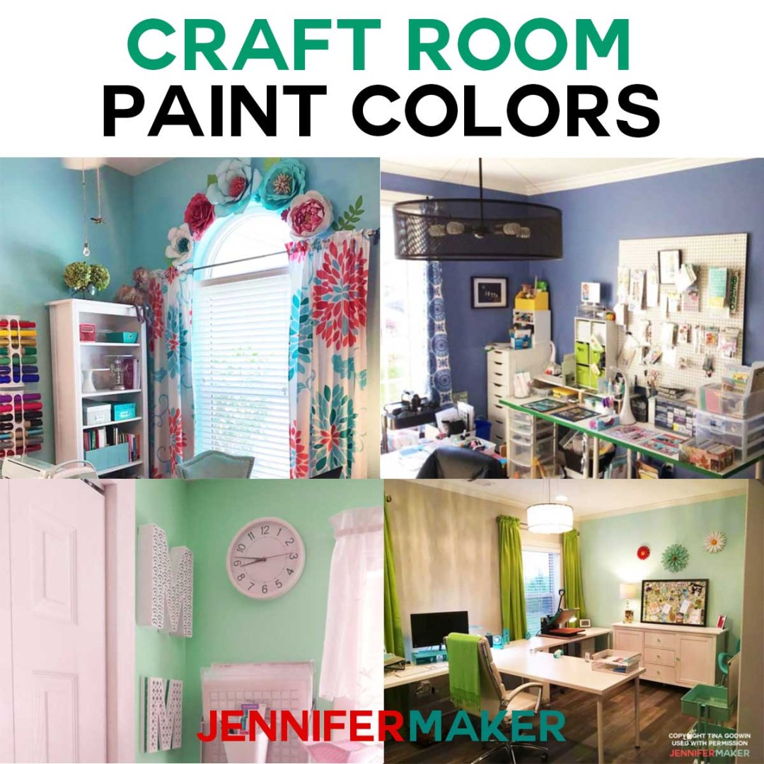 Craft Room Paint Colors & Ideas - Jennifer Maker