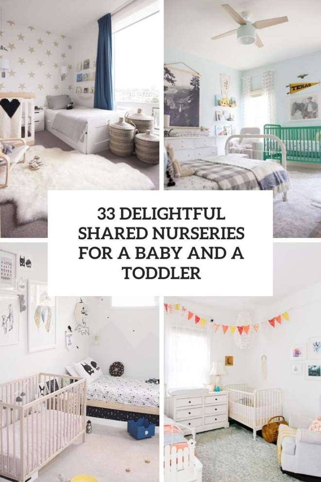 Delightful Shared Nurseries For A Baby And A Toddler - DigsDigs
