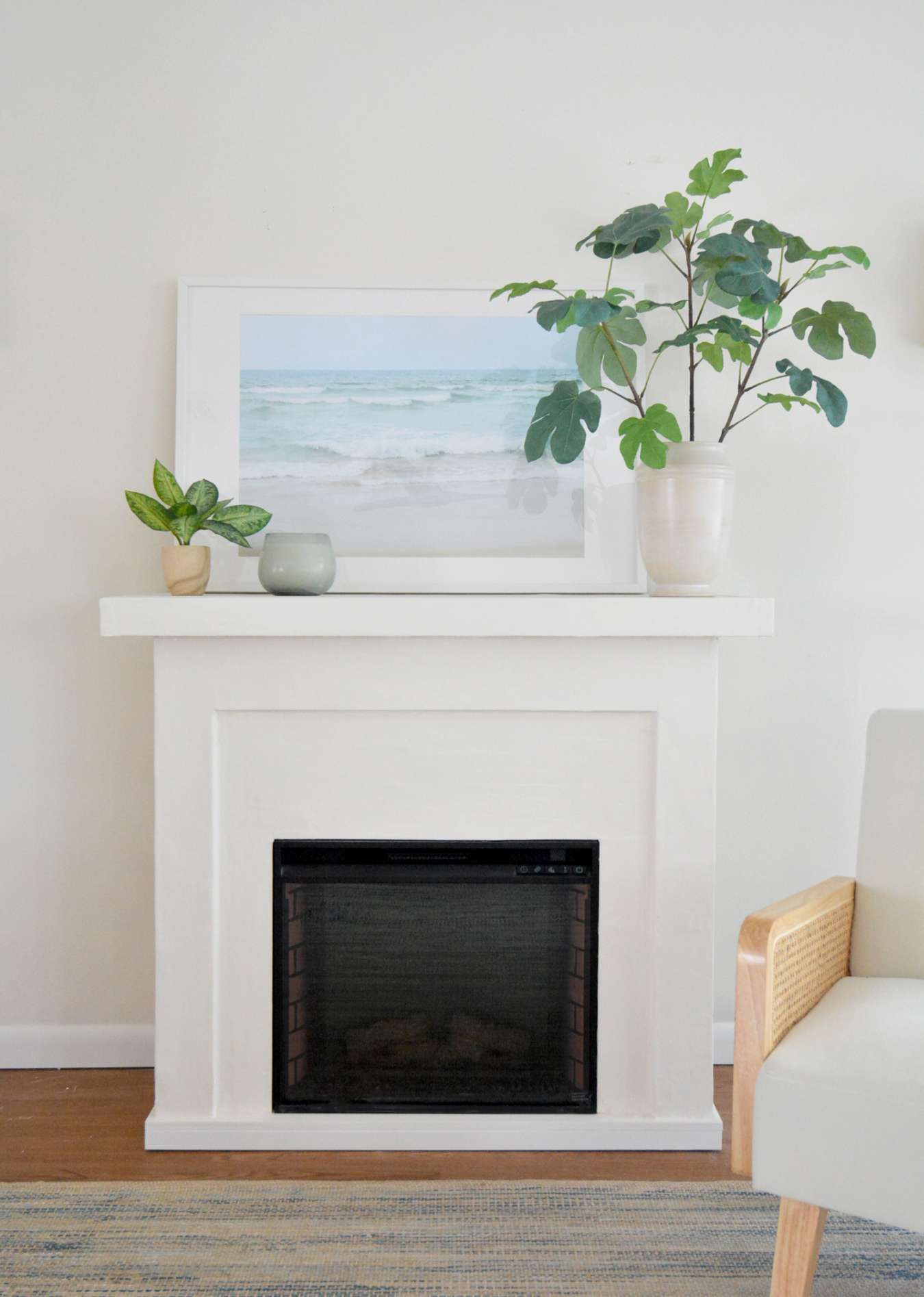 DIY Electric Fireplace Makeover  Centsational Style