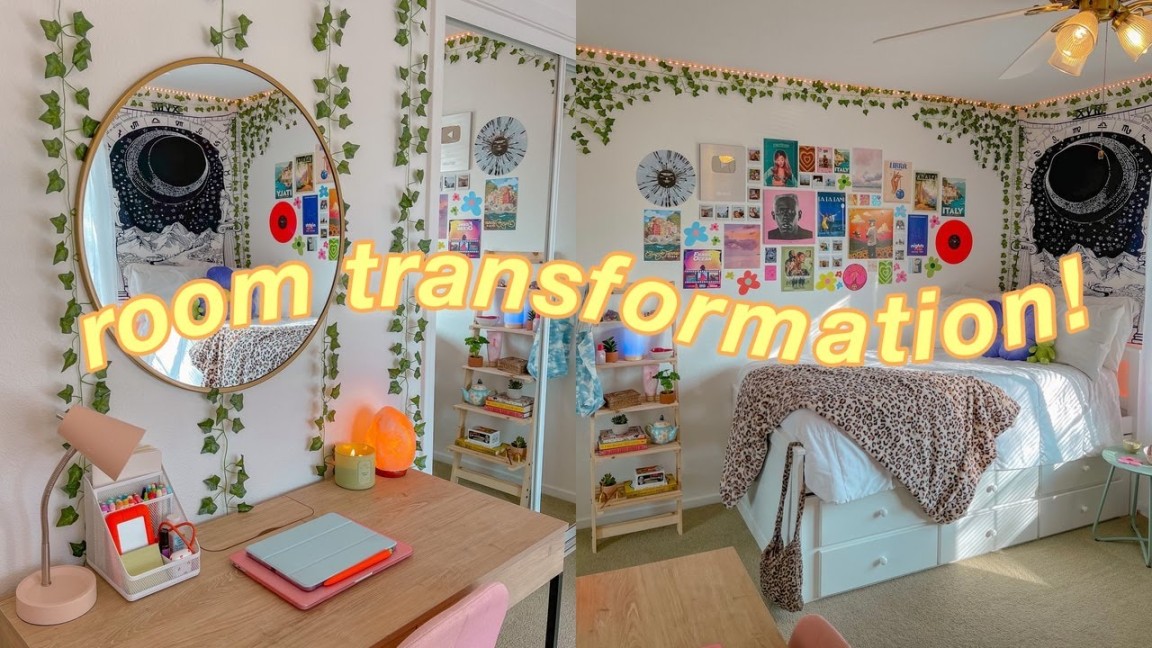 EXTREME ROOM TRANSFORMATION + TOUR ! aesthetic + cute