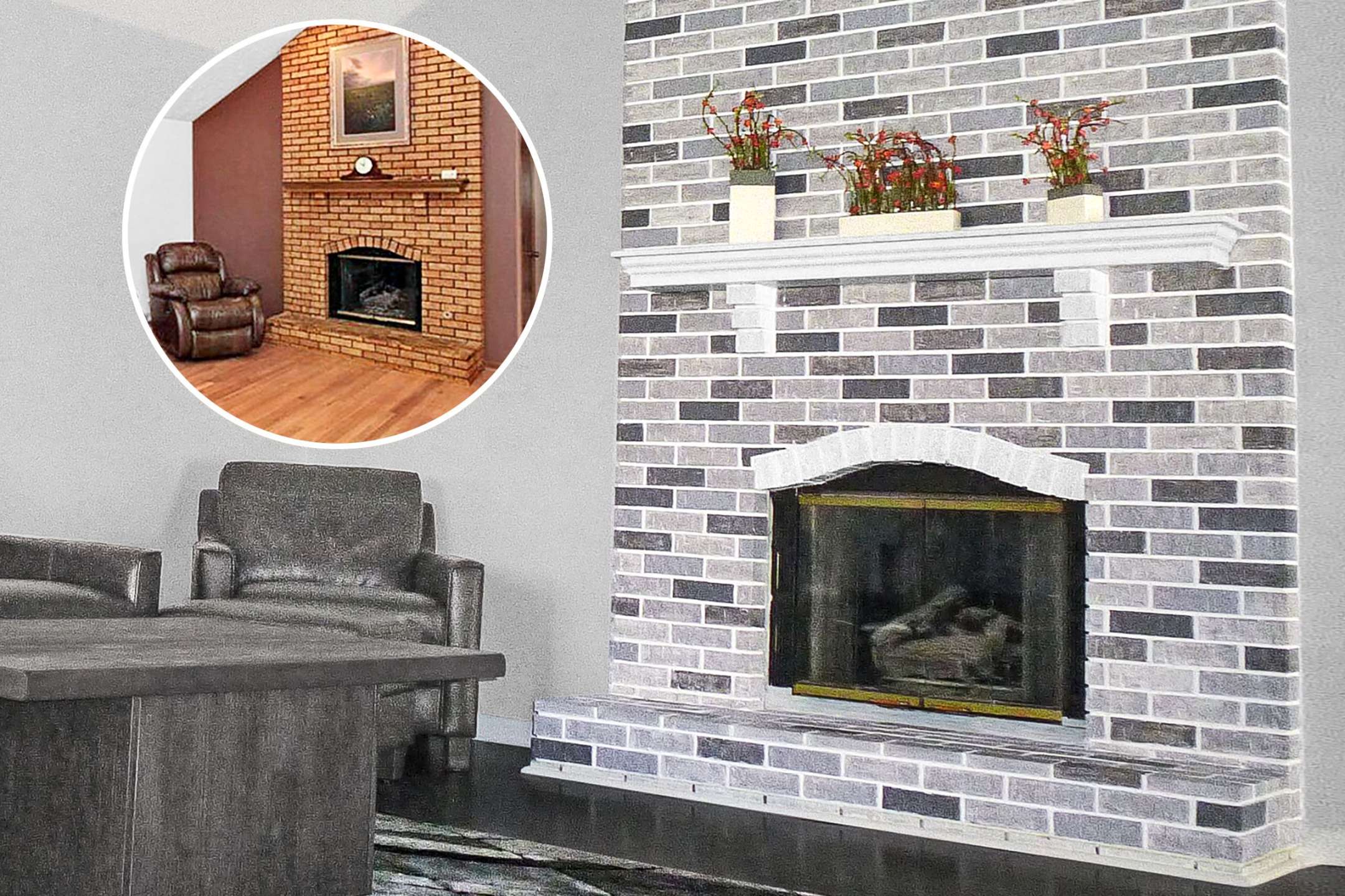 Fireplace Makeover for $ - This Old House