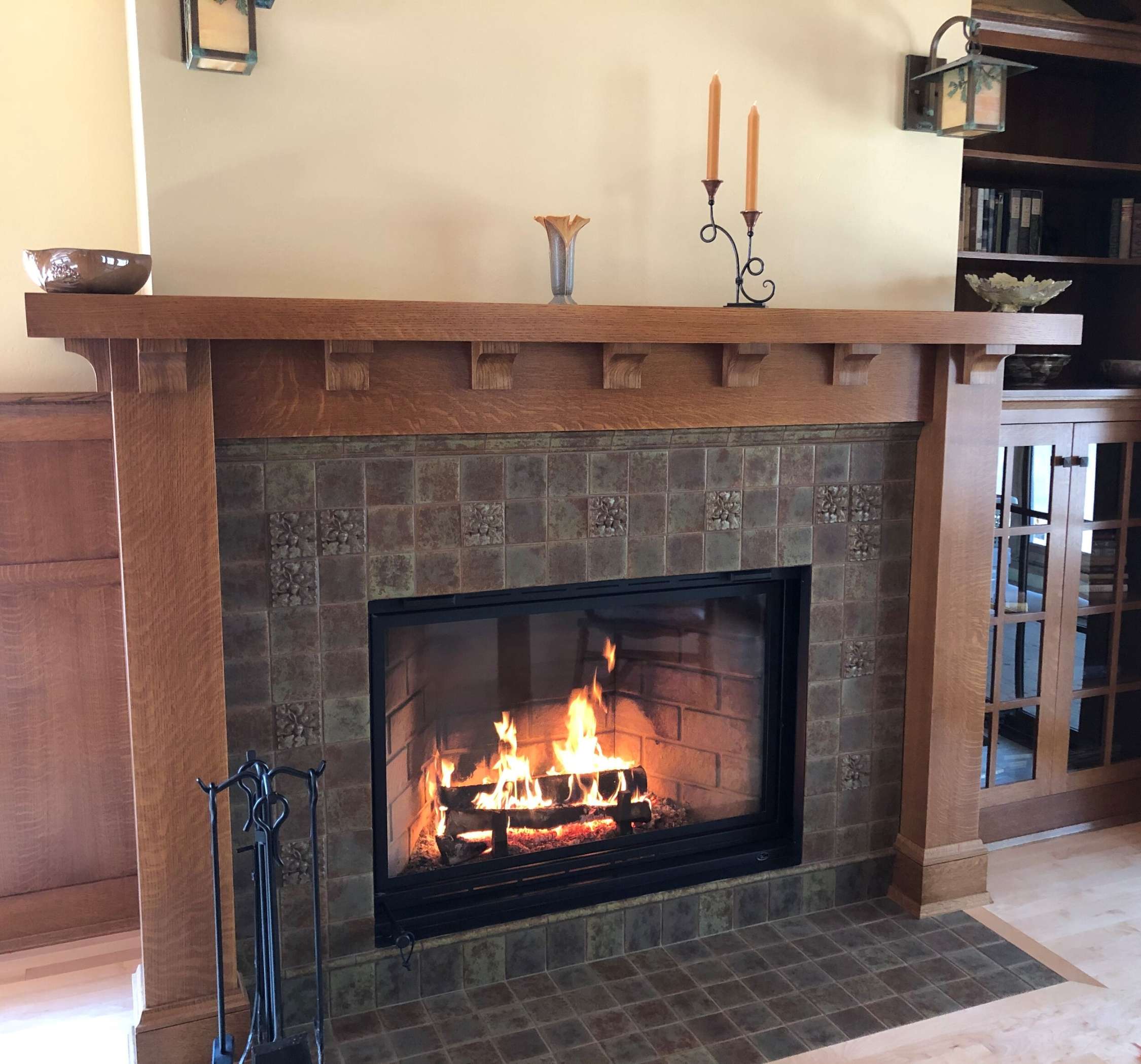 Fireplaces — Tile Art Design