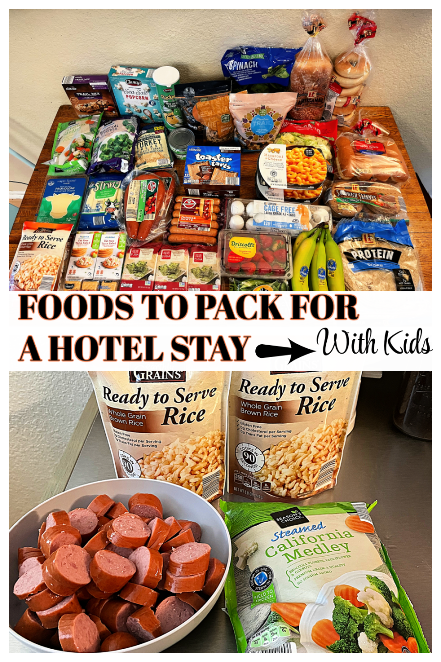 Foods to Pack for Hotel Stay - A Bountiful Love