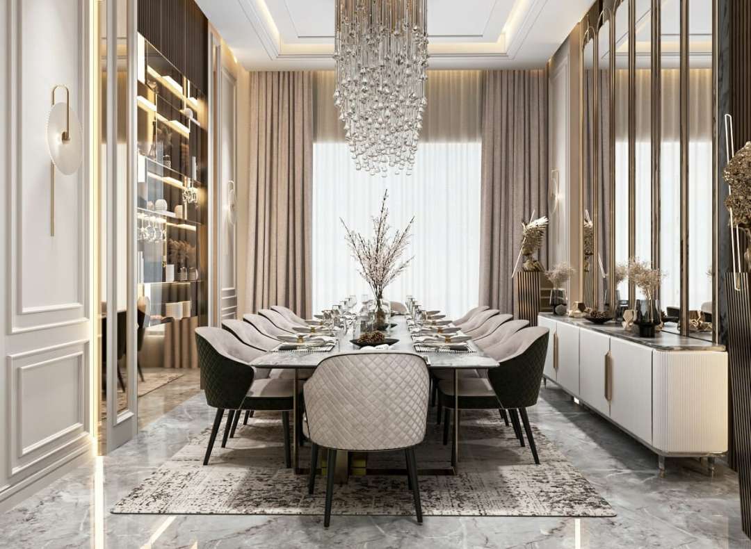 Glamorous Dining Room Decor Ideas - A House in the Hills