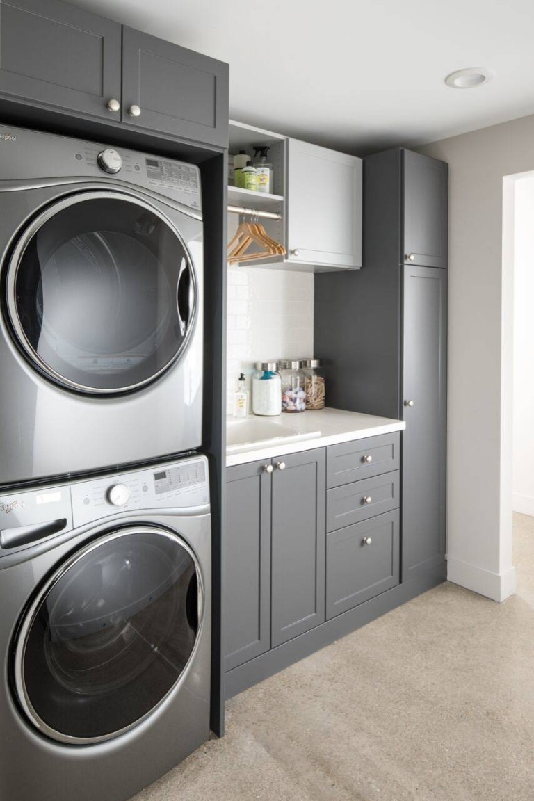 Gray Laundry Room Ideas You