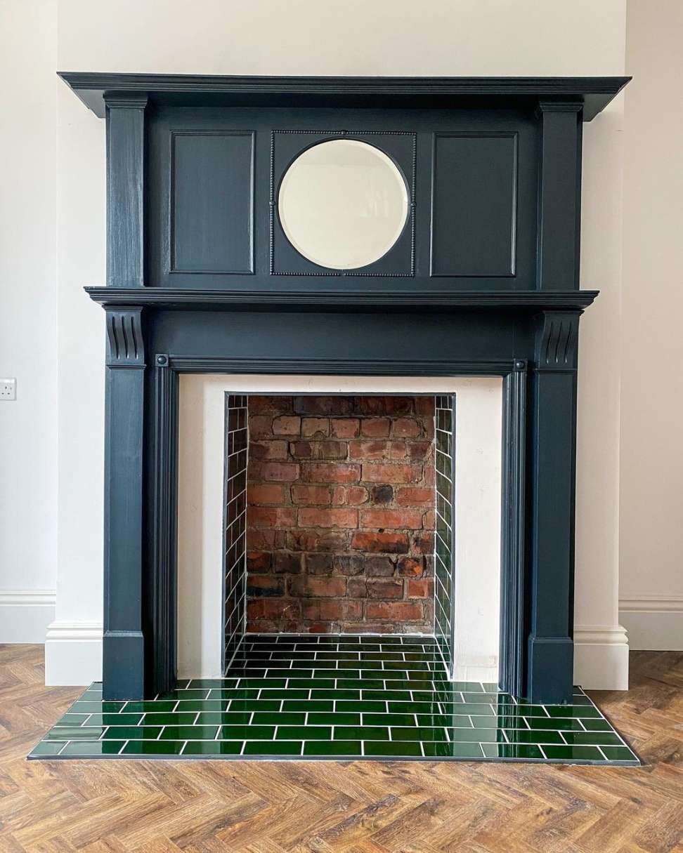 Hearth tile ideas -  creative ways to upstyle your fireplace