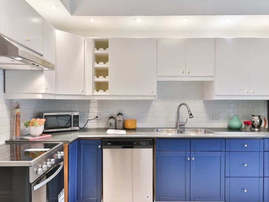 Home Decor:  clever ideas for kitchen cabinet colours