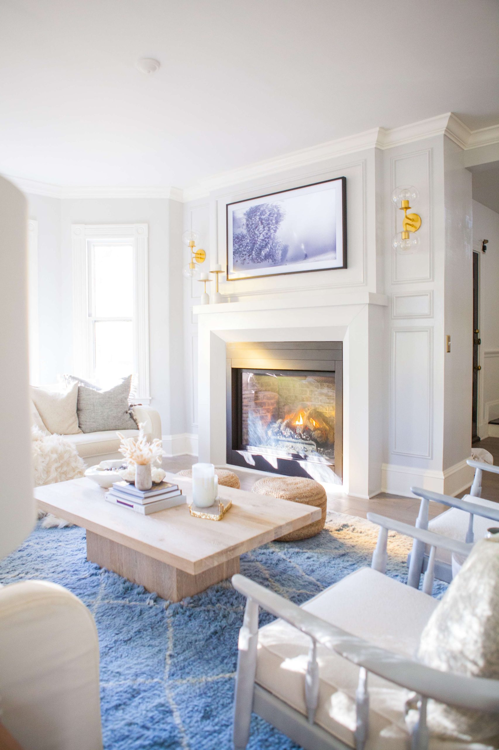 Home design inspiration: A gas fireplace transforms a little used