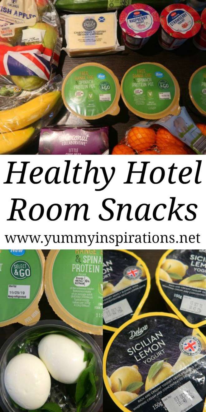 Hotel Room Snacks - Ideas For Healthy Foods Without A Kitchen or