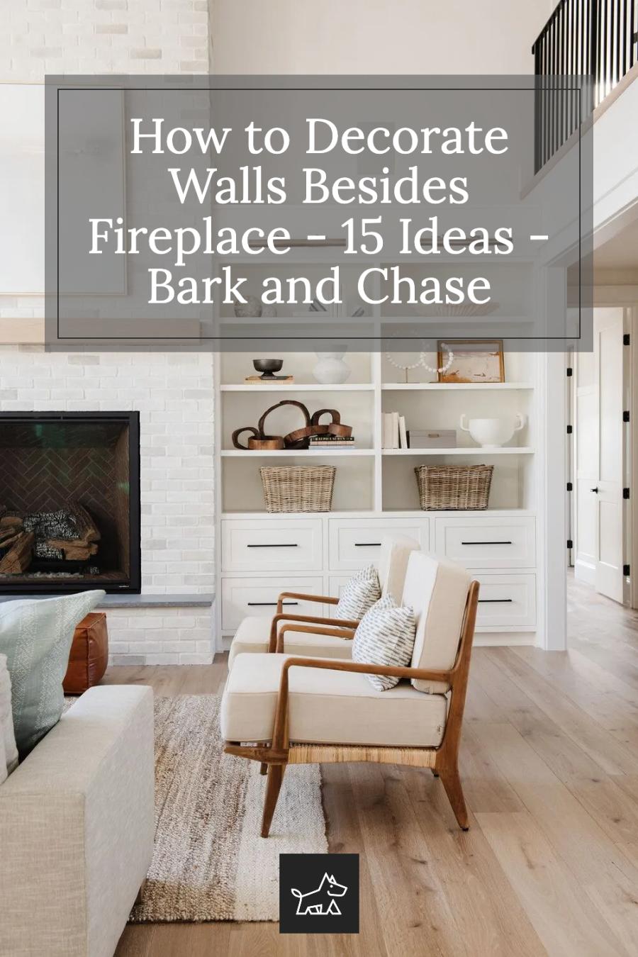 How to Decorate Walls Beside Fireplace –  Ideas  Fireplace