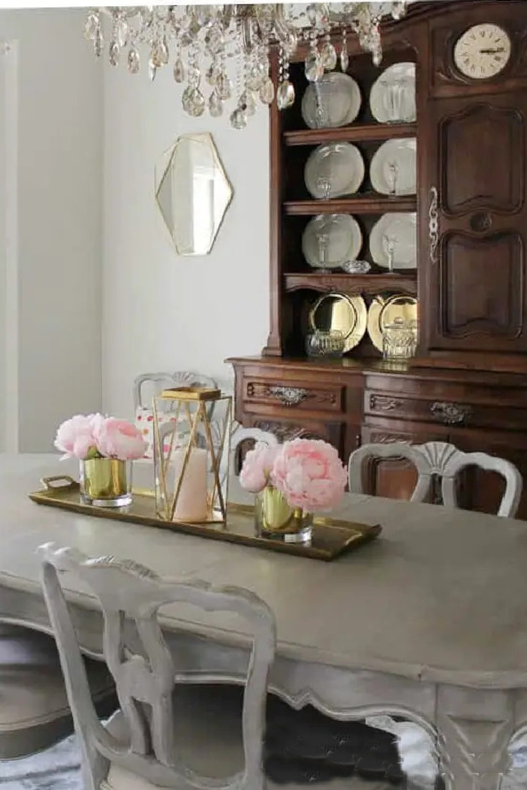 How to Paint a Vintage Dining Table - Bluesky at Home