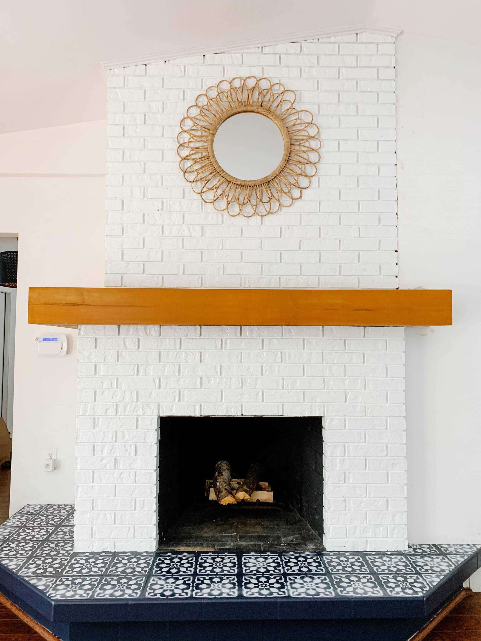 How To Paint Fireplace Tile With A Stencil: Mistakes To Avoid On