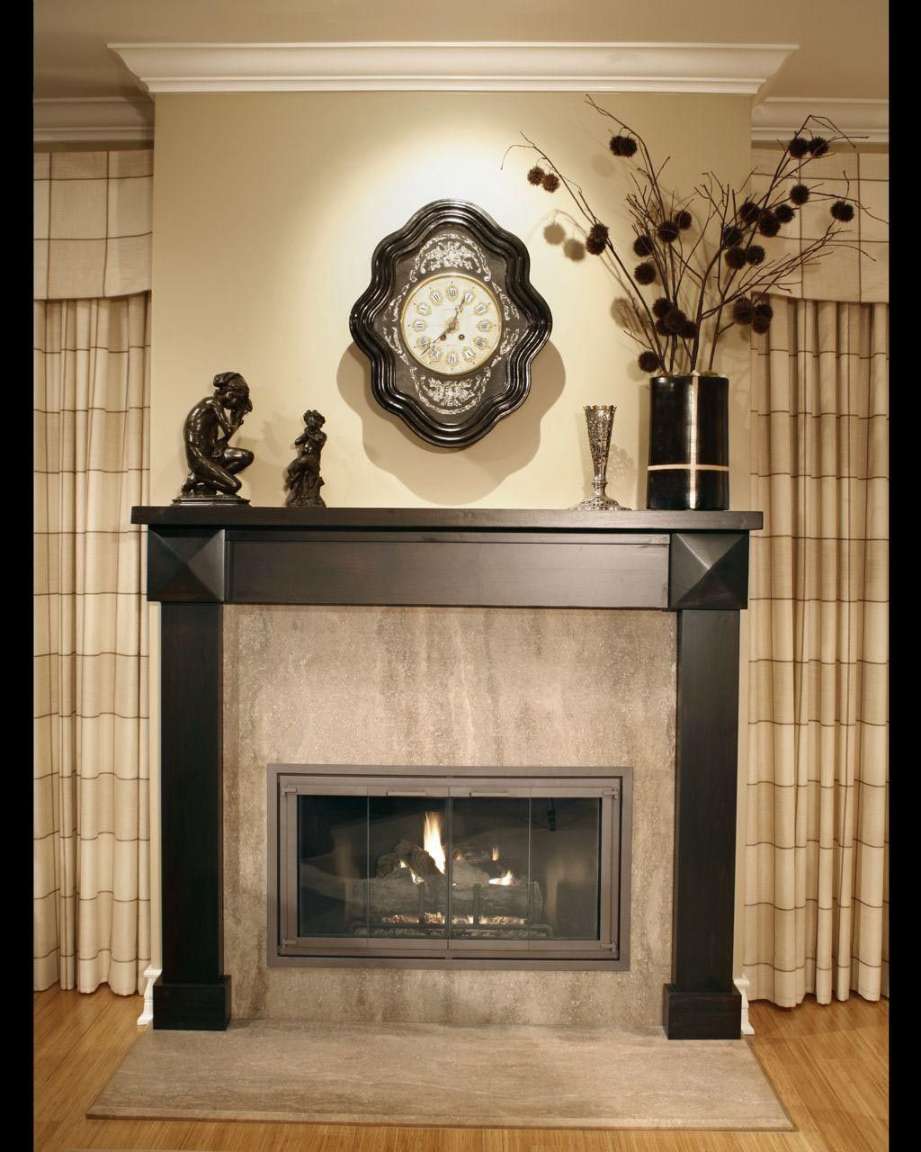 How To Paint Metal Fireplace Surround  Fireplace mantel designs