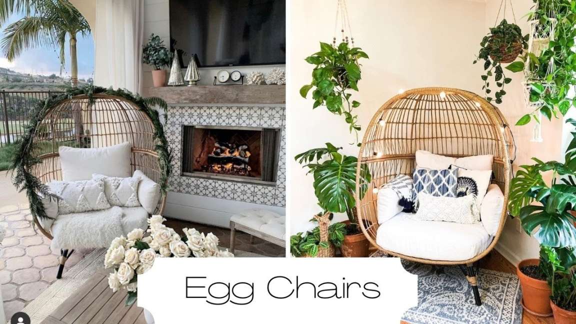 How To Style An Egg Chair  Egg Chair Decor  And Then There Was Style