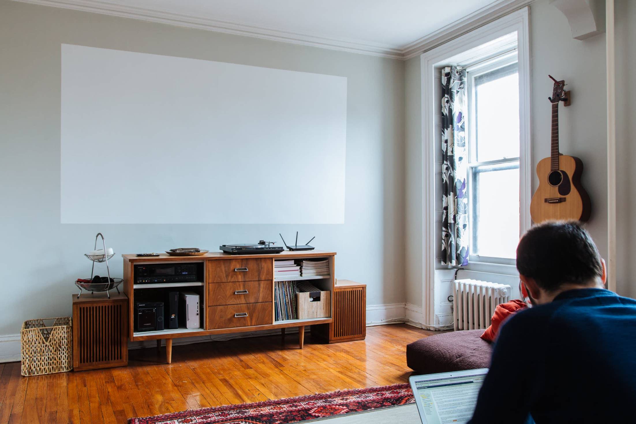 How to Turn Your Bedroom Into a Home Theater  Apartment Therapy