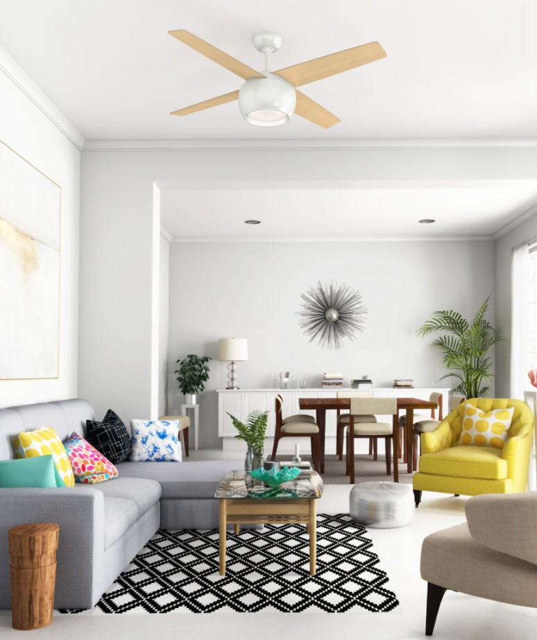 Keep Guests Cool with These Living Room Fan Ideas