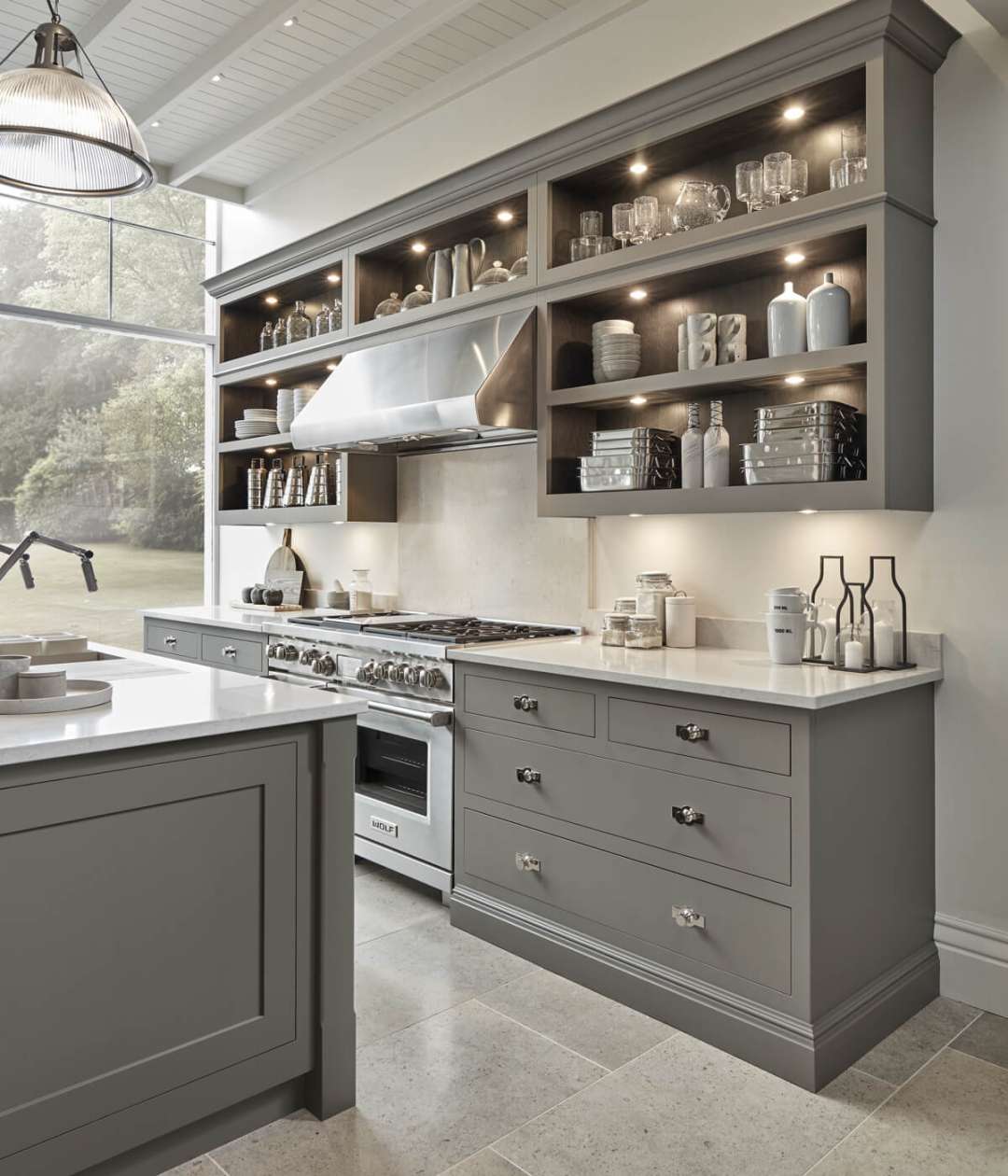 Kitchen Design: Alternatives for Upper Cabinets  Centsational Style