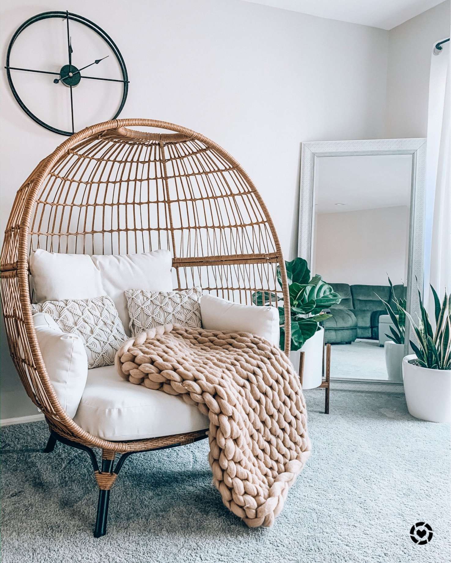 Living Room Egg Chair  LIKEtoKNOW