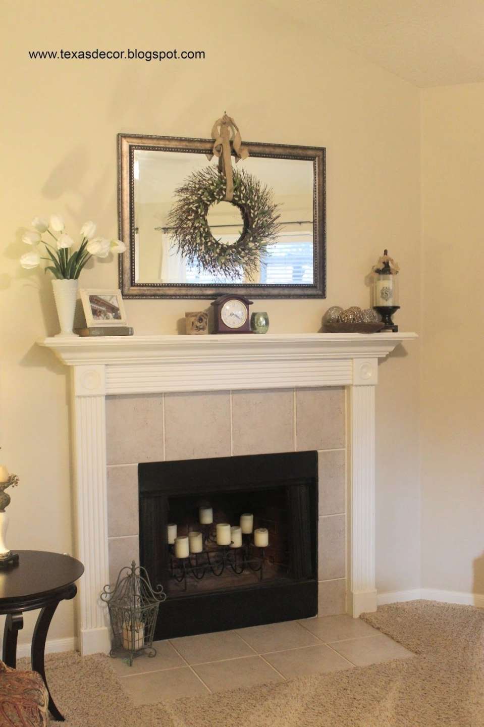 Living Room Inspiration  Fireplace mantle decor, Living room