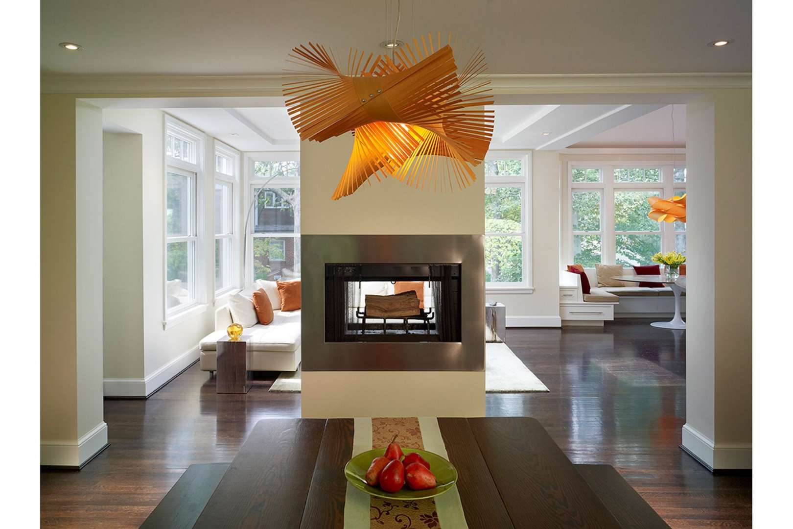 Luxurious Double-Sided Fireplaces - Double-Sided Fireplace Photos