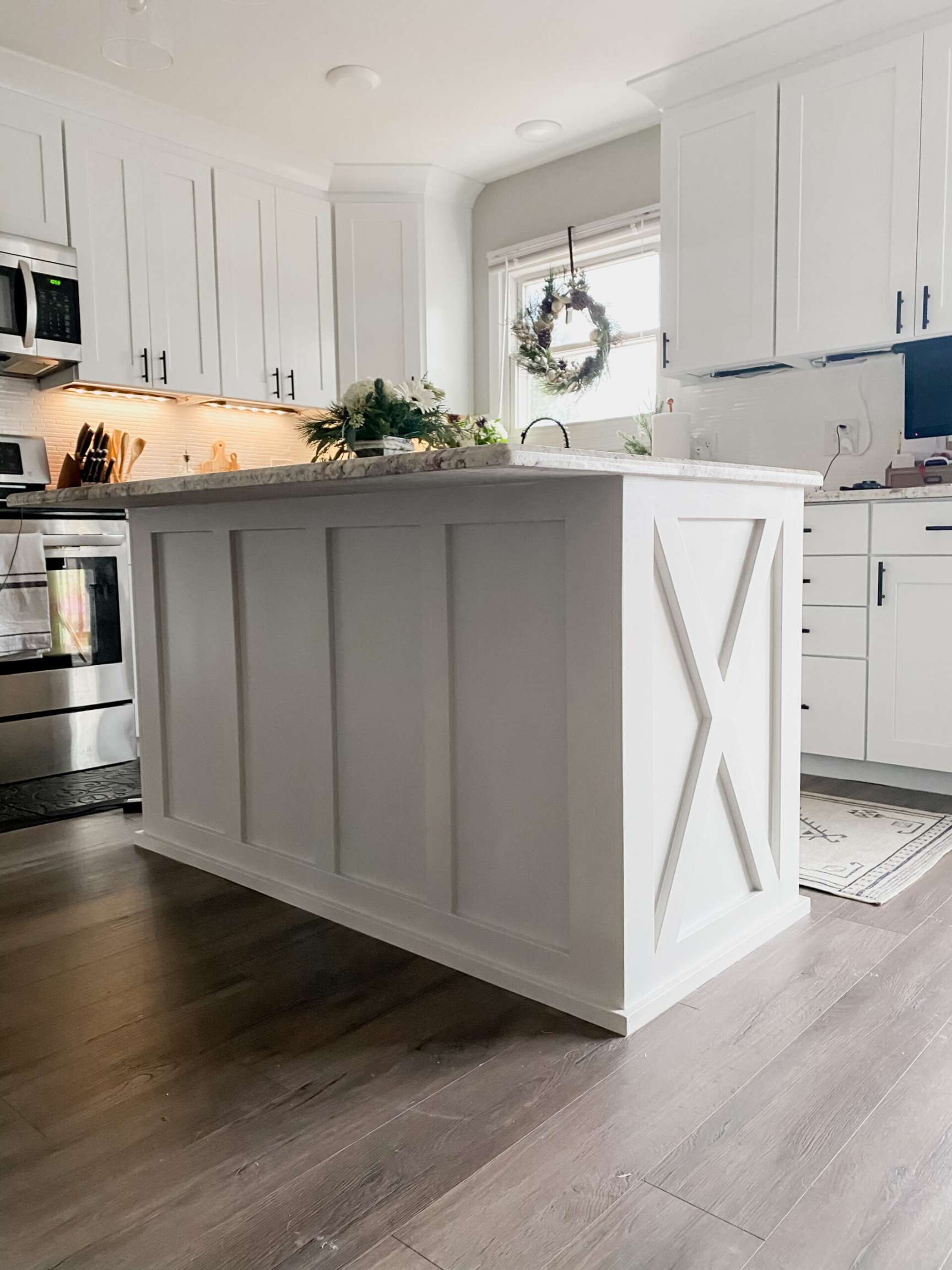 Make Your Kitchen Island Look Custom for $! - Come Stay Awhile