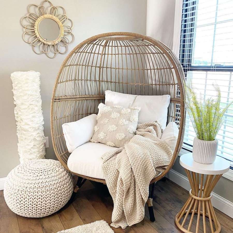 Most Inspiring Egg Chair Styling Ideas to Use Now  Living room