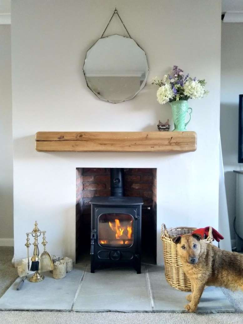 Our new fireplace  Living room decor fireplace, Log burner living