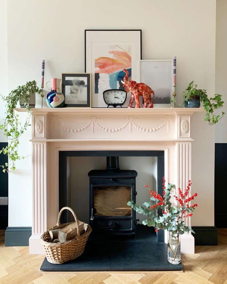 Painted fireplace ideas: colour inspiration and how to do it