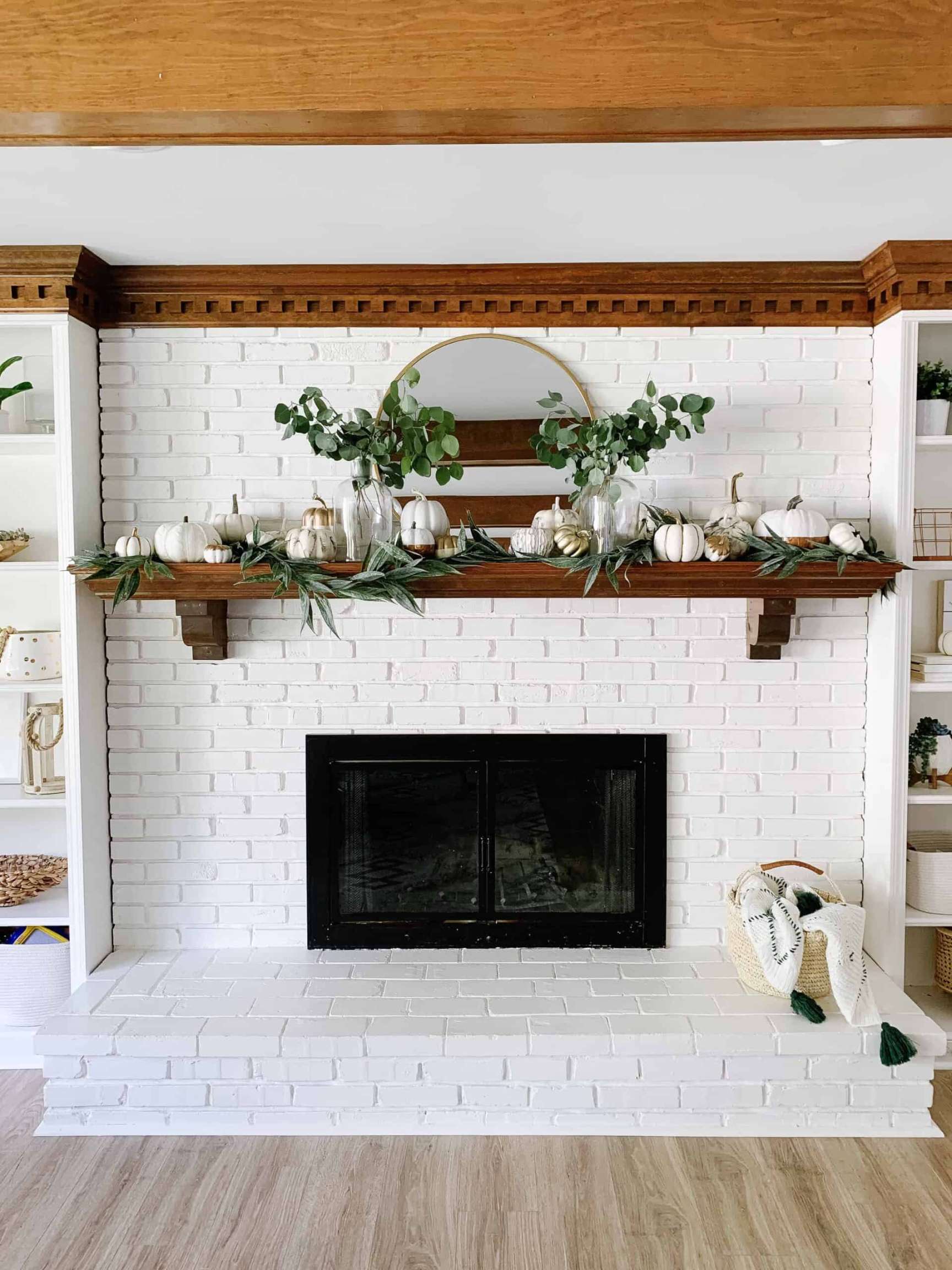 Painting Stone Fireplaces:  Fireplaces Where Paint Created a Cozy