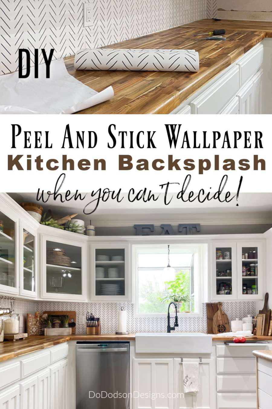 Peel And Stick Kitchen Backsplash (When You Can