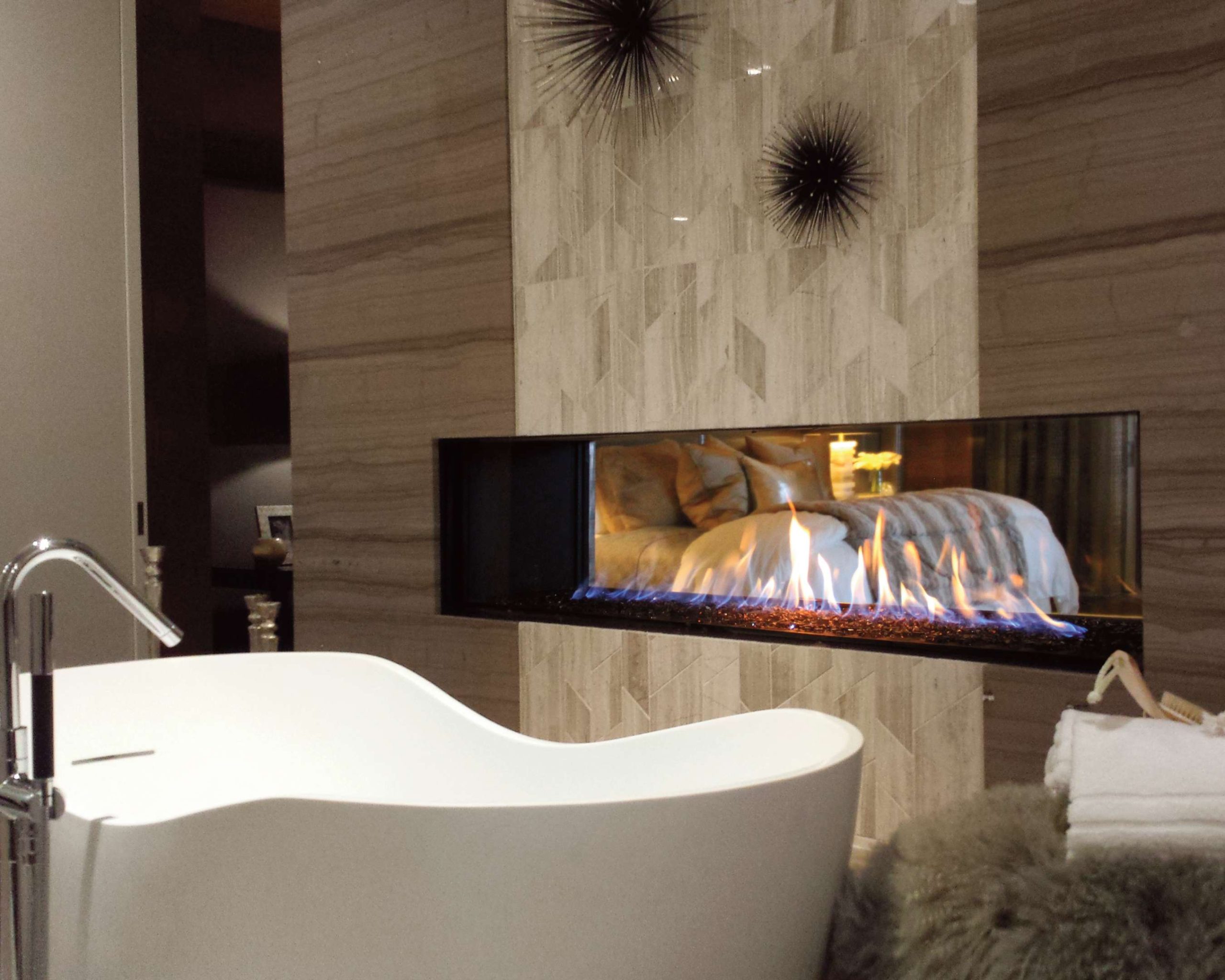 Reasons To Create A Bathroom With A Fireplace