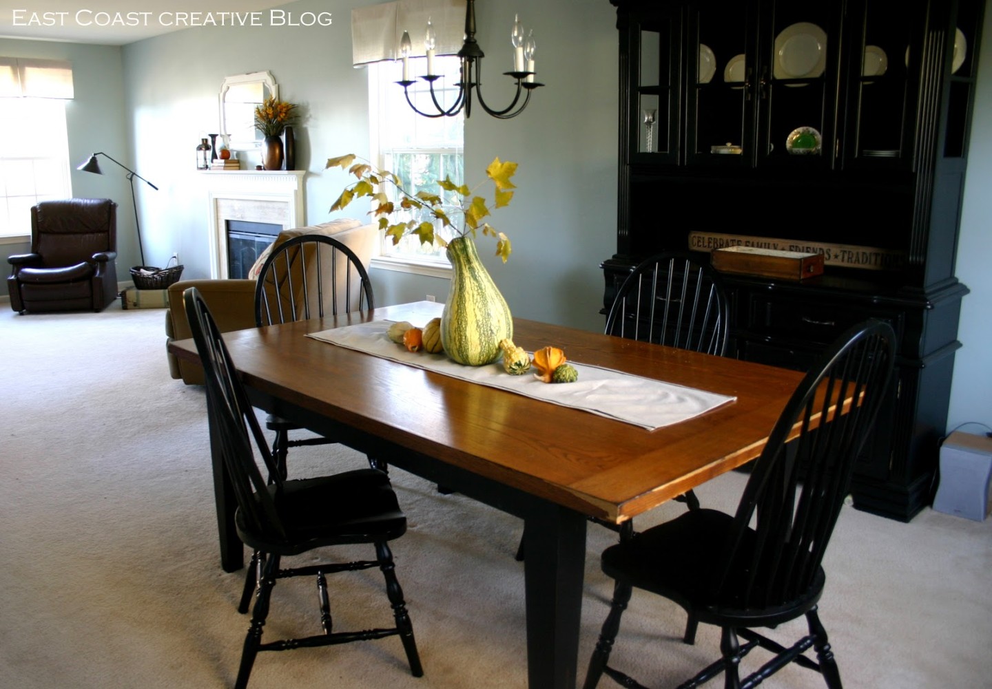 Refinished Dining Room Table Furniture Makeover  East Coast