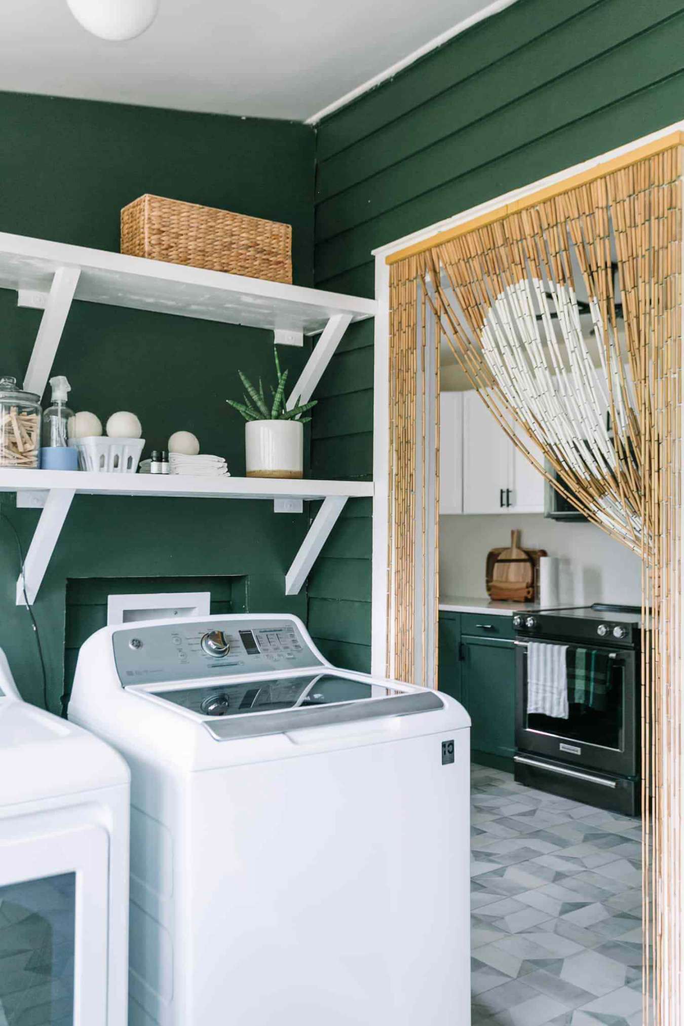 Small Laundry Room Ideas with a Top Load Washing Machine