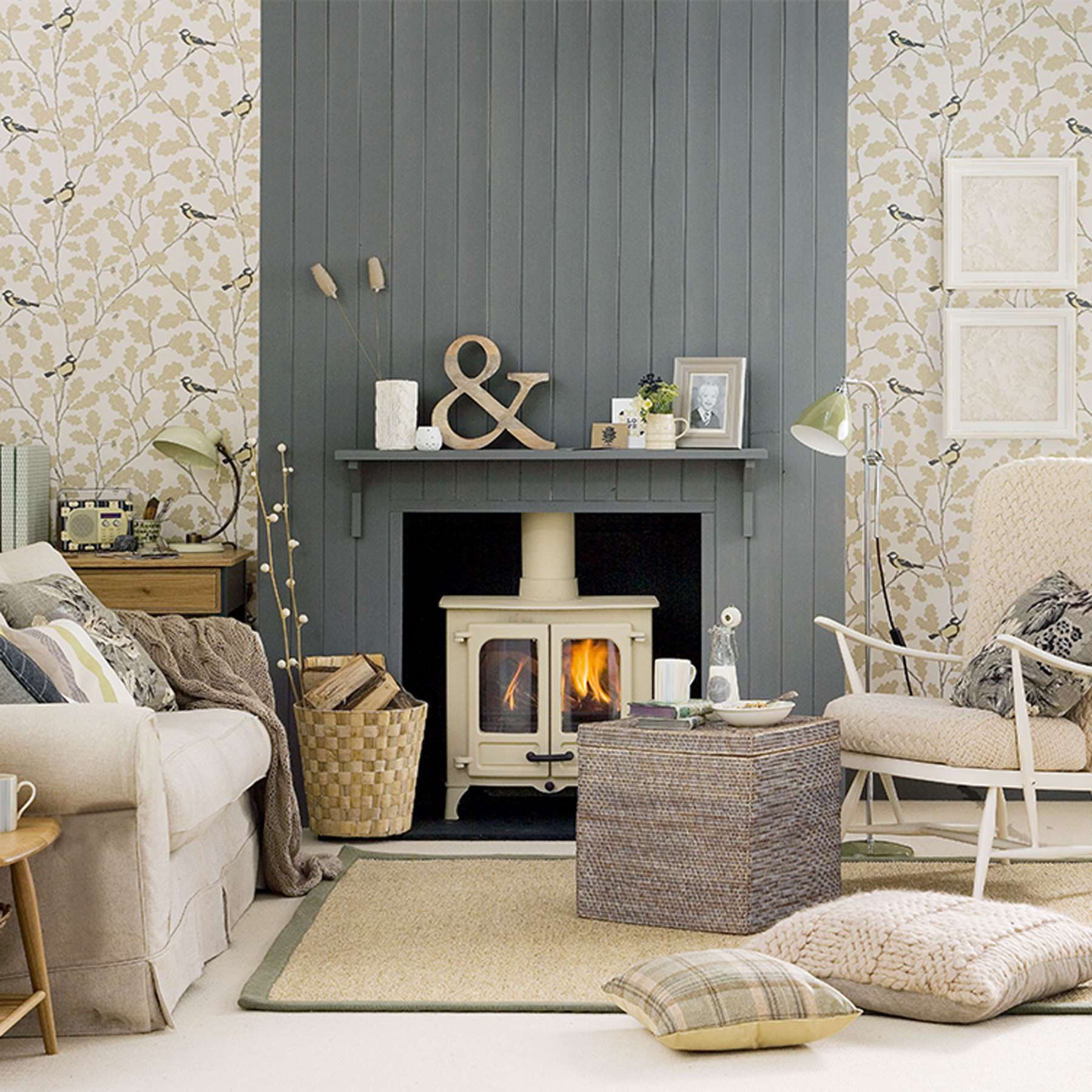 Small living room fireplace ideas:  easy ways to add wow  Ideal